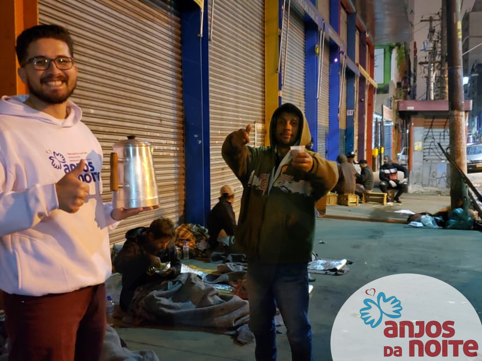 Entrega de Quentinhas - Aquecemos muita gente nesse sábado frio